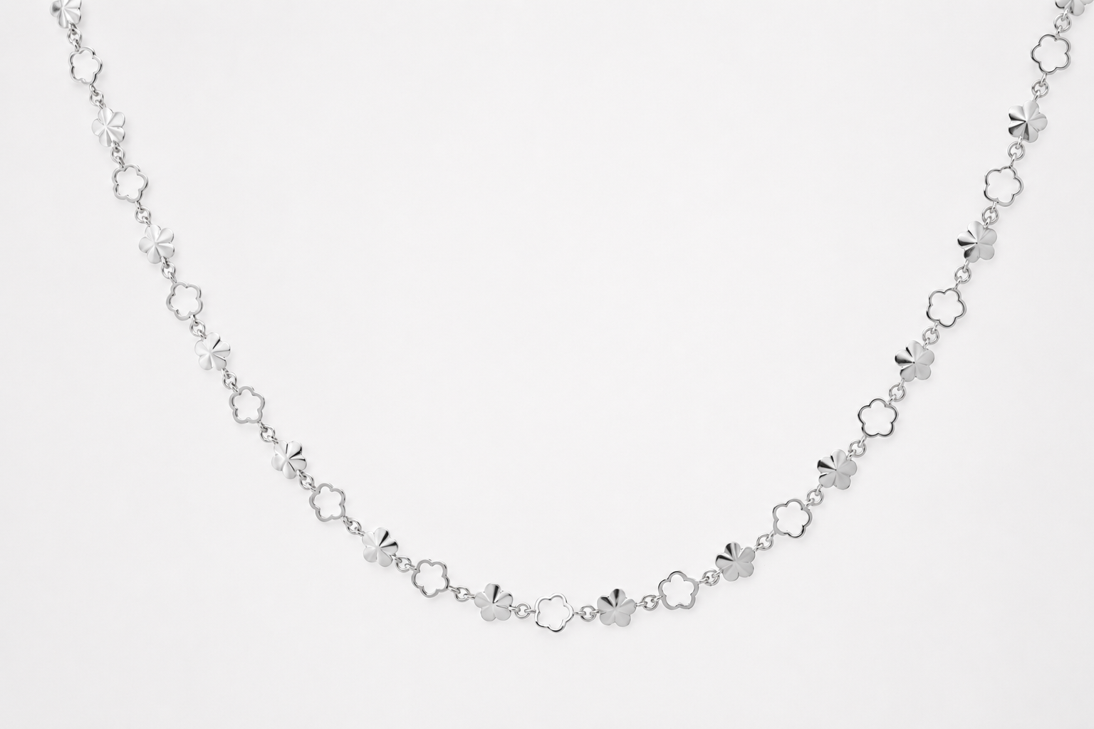 Bloom Flower Necklace - 8MM