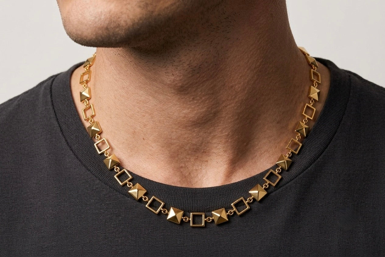 Origins Square Necklace - 8MM