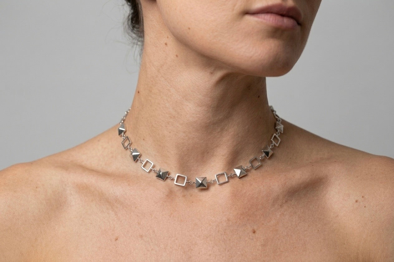Origins Square Necklace - 8MM