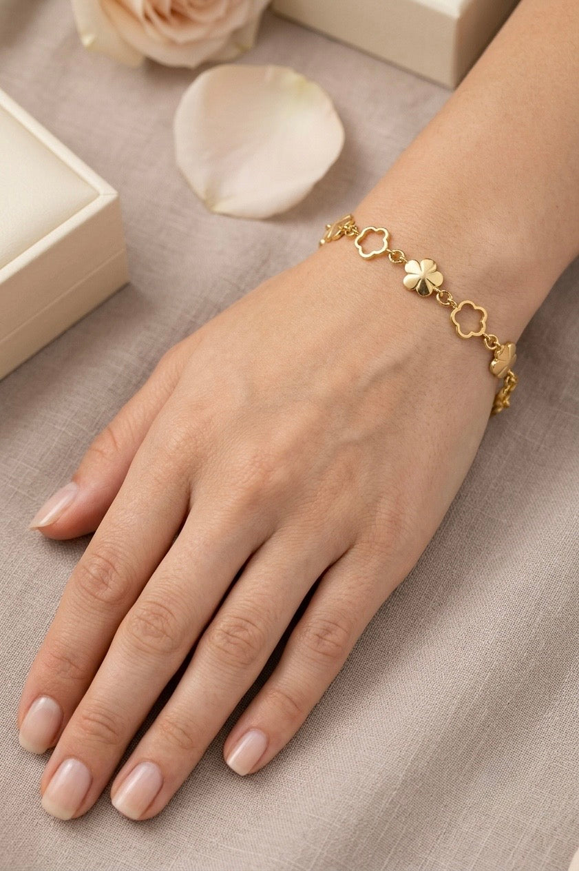 Bloom Flower Bracelet - 8MM